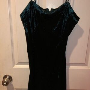 Forever 21 spaghetti strapped dress. Velour